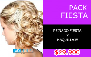 Pack Fiesta Peinado y maquillaje
